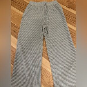 SHEIN Light Gray Ribbed Knitwear